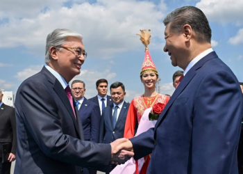 Касым-Жомарт Токаев и Си Цзиньпин