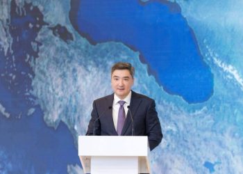 Олжас Бектенов на Международной экологической конференции