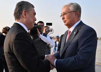 Касым-Жомарт Токаев и Гурбангулы Бердымухамедов