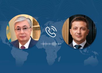 телефонный разговор Президента Казахстана Касым-Жомарта Токаева с Президентом Украины Владимиром Зеленским