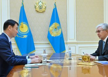 Касым-Жомарт Токаев и Дархан Сатыбалды