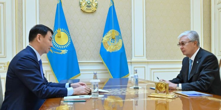 Касым-Жомарт Токаев и Дархан Сатыбалды