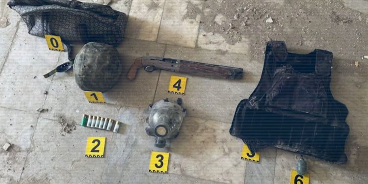 тайники с оружием и взрывчаткой