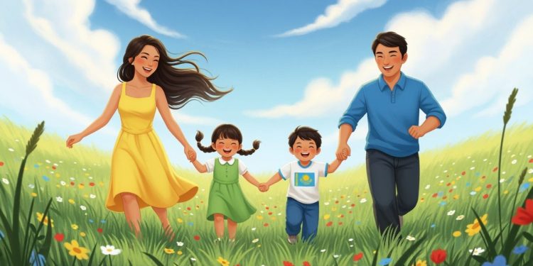 Казахская семья