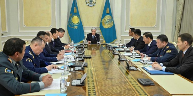 од председательством Президента Касым-Жомарта Токаева прошло заседание Совета Безопасности, посвящённое вопросам защиты цифрового пространства и противодействия киберугрозам