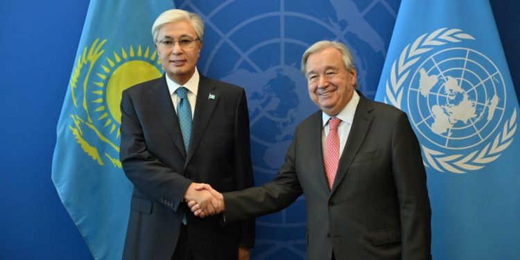 Касым-Жомарт Токаев провел встречу с Генеральным секретарем ООН