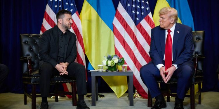 Дональд Трамп и Владимир Зеленский