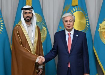 Касым-Жомарт Токаев провел встречу с министром по вопросам искусственного интеллекта, цифровой экономики и удаленной работы ОАЭ Омаром Аль-Оламой