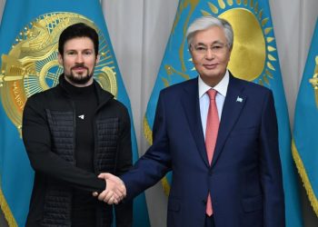 Касым-Жомарт Токаев встретился с основателем мессенджера Telegram Павлом Дуровым