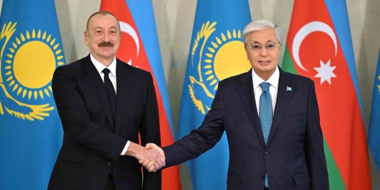 Касым-Жомарт Токаев и Ильхам Алиев