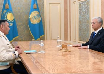 асым-Жомарт Токаев принял председателя Комитета национальной безопасности Ермека Сагимбаева