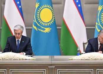 Касым-Жомарт Токаев и Шавкат Мирзиёев