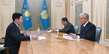 Касым-Жомарт Токаев принял председателя правления АО «Самрук-Казына» Нурлана Жакупова