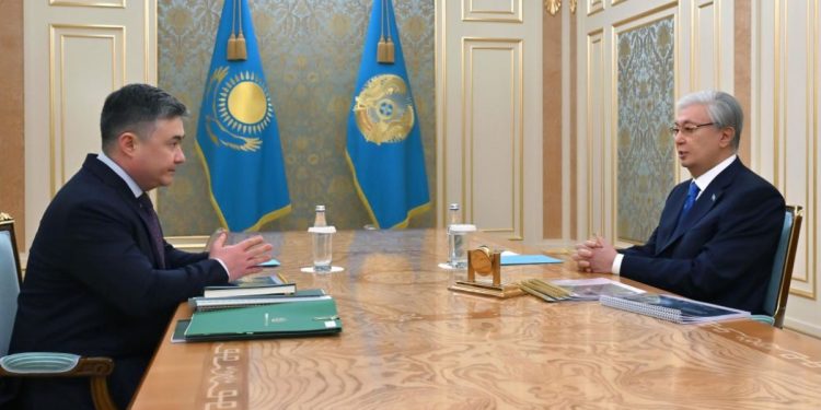 Касым-Жомарт Токаев принял председателя Национального банка Тимура Сулейменова