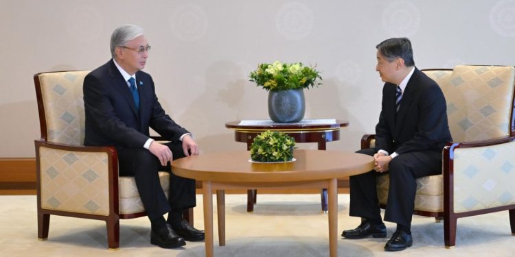 Касым-Жомарт Токаев и Император Нарухито