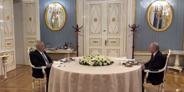 Нурсултан Назарбаев с России Владимиром Путиным