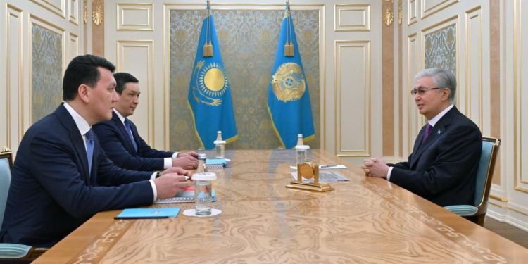 Касым-Жомарт Токаев Ерлан Карин Ержан Жиенбаев