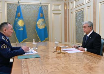 Касым-Жомарт Токаев и Даурен Косанов