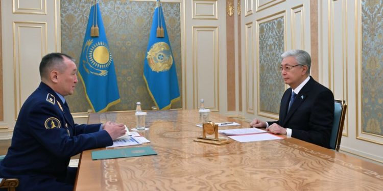 Касым-Жомарт Токаев и Даурен Косанов