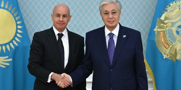 Касым-Жомарт Токаев принял президента (FIS) Йохана Элиаша