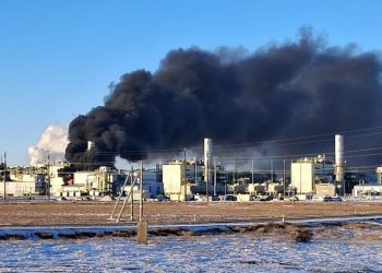 Пожар на Тенгизе