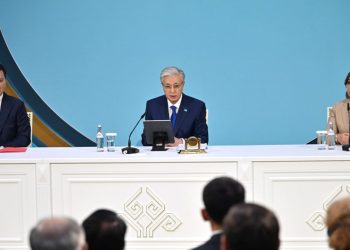 Касым-Жомарт Токаев на заседании Национального курултая