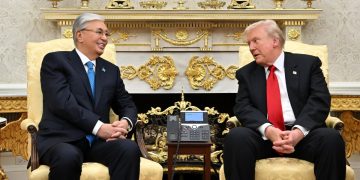 Касым-Жомарт Токаев и Дональд Трамп