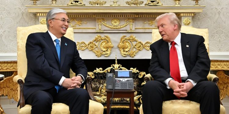 Касым-Жомарт Токаев и Дональд Трамп