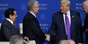 Дональд Трамп и Касым-Жомарт Токаев